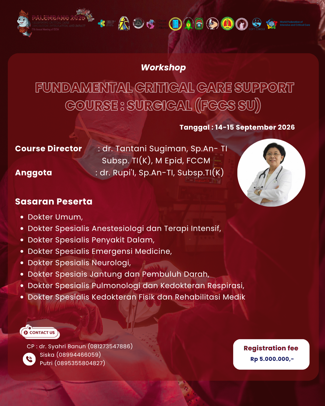 Fundamental Critical Care Support Course: Surgical (FCCS-SU)